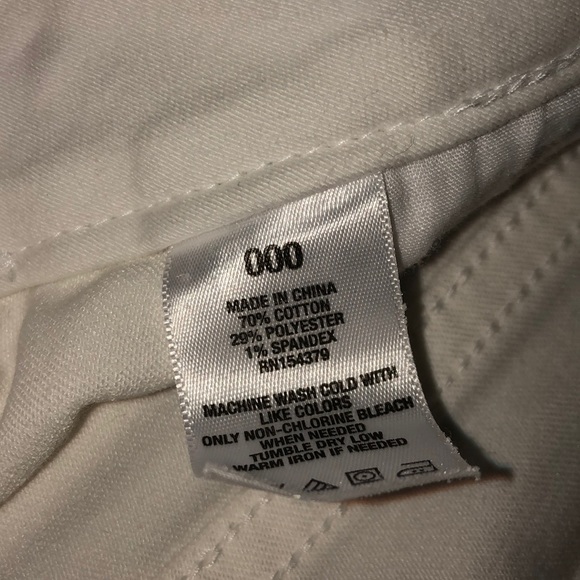 WHITE AREOPOSTALE JEANS CROPPED - Picture 2 of 3